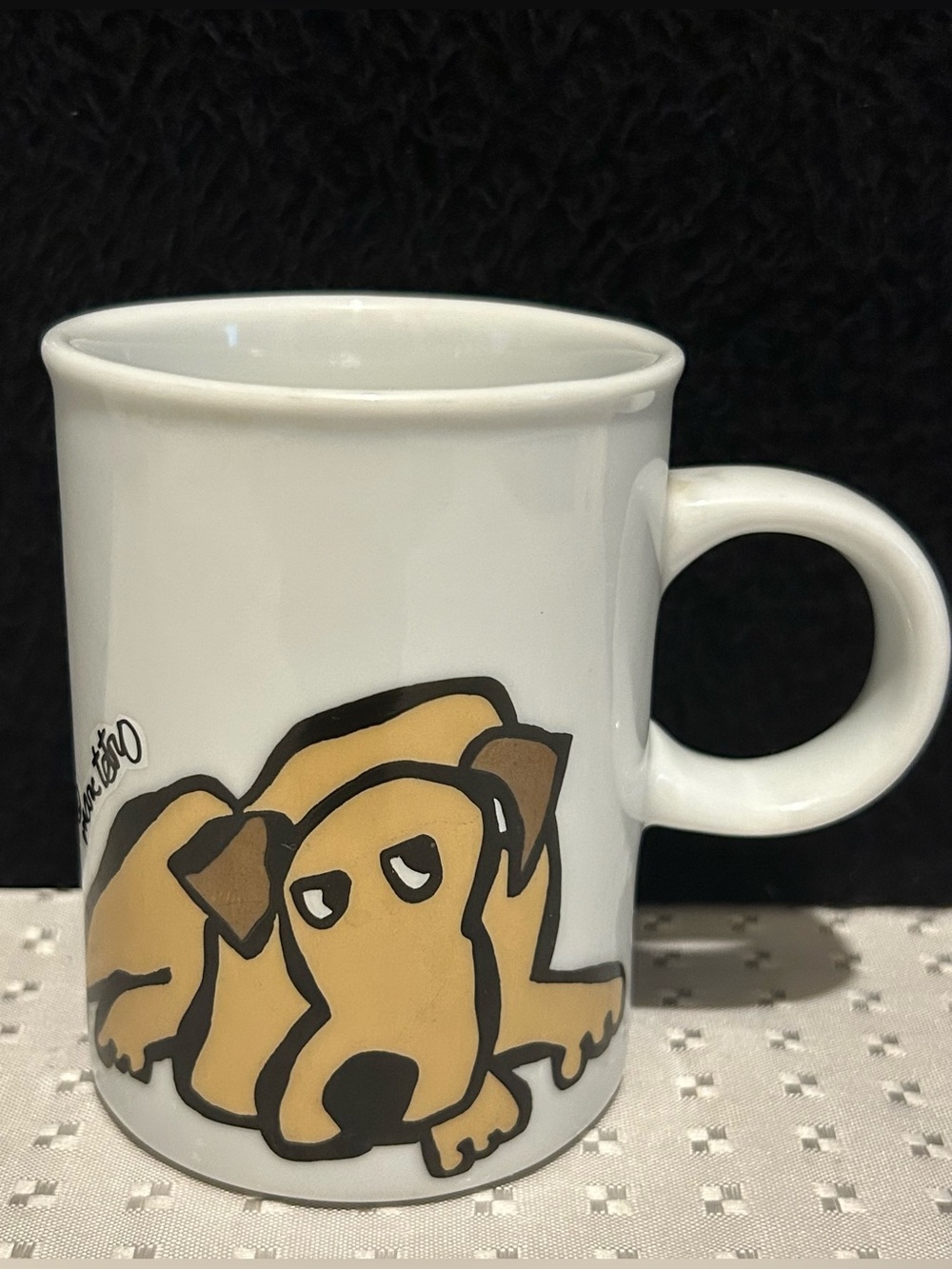 Marc Tetro Lounging Dog Ceramic Coffee Mug Cup 10 Oz